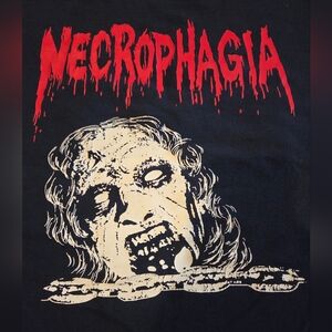 ☠️NECROPHAGIA - PURE UNDEAD HORROR AND SICKNESS - MENS SIZE L